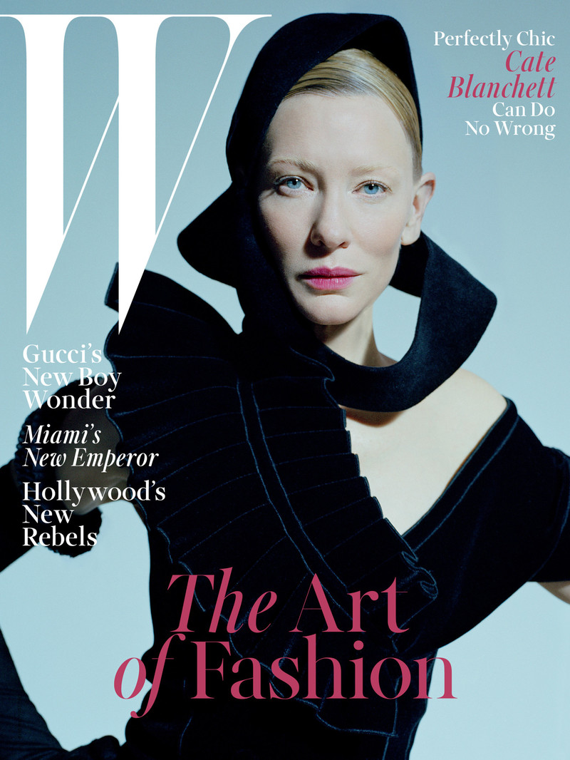 Cate Blanchett نجمة غلاف مجلة W